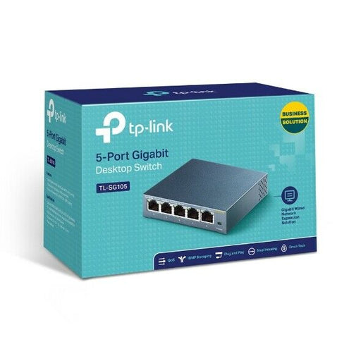 TP-Link TL-SG105 5-Port Gigabit Ethernet 10/100/1000Mbps Easy Smart Switch
