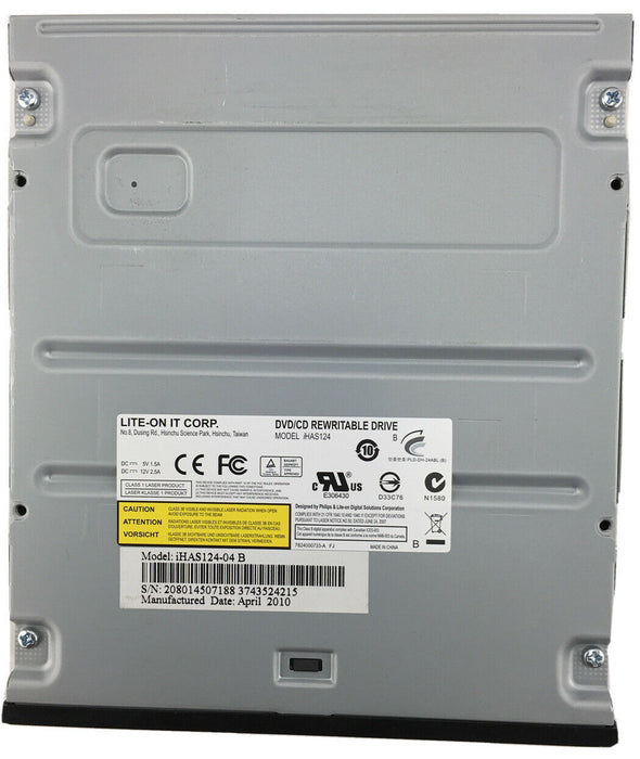 Lite-On iHAS124-04 DVD+/-RW Internal Rewritable Optical Drive 24x SATA