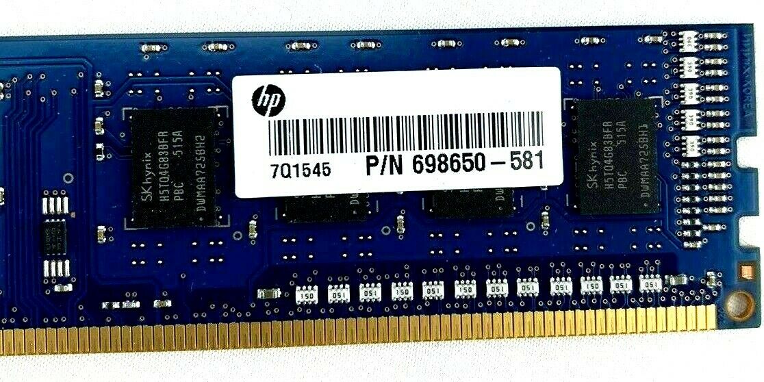 Upgrade HP to 16GB PC3 Desktop RAM DIMM (4GB x 4) SK hynix DDR3-1600 PC3-12800U