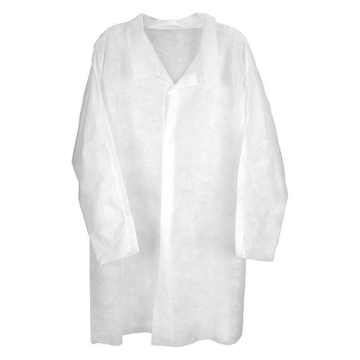 WEST CHESTER PROTECTIVE GEAR  U1710/XXXL 3XL Disposable Lab Coats. 30Pk 34UJ62