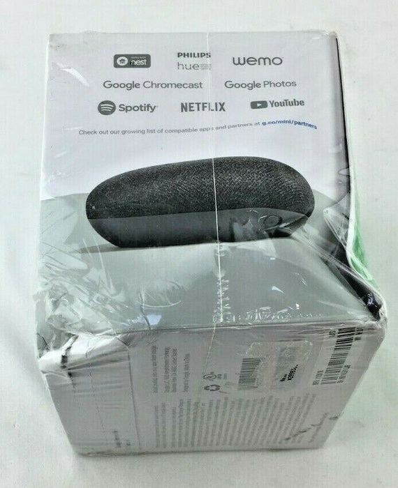 Google Home Mini - Smart Speaker Assistant - Charcoal Color - GA00216-US
