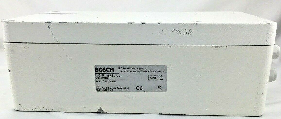 Bosch MIC-IR-115PSU-UL 115VAC to 18VAC Power Supply for MIC400-IR Series Cameras