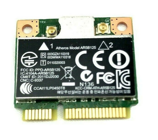 Atheros AR5B125 802.11b/g/n Mini PCIe WiFi WLAN Wireless Adapter Card 670036-001