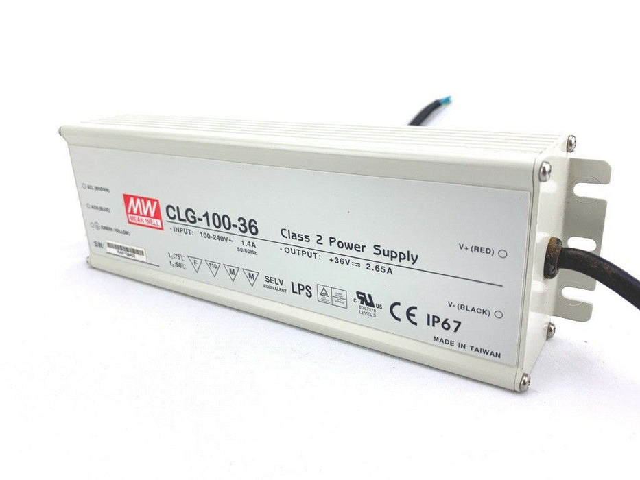 Mean Well CLG-100-36 Class 2 Industrial Power Supply 100-240V AC 36V DC 2.65A