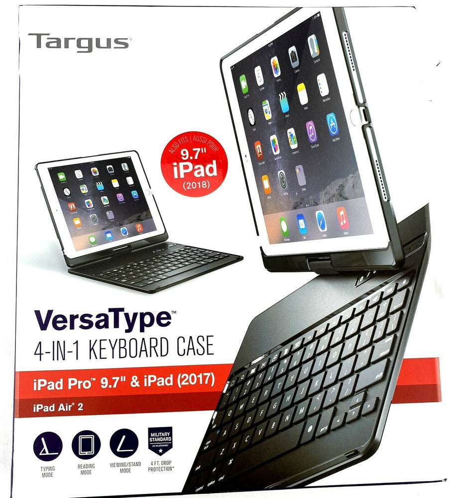 Targus VersaType 4-in-1 Power Bank Keyboard Case iPad Air 2 & iPad Pro 9.7" NEW