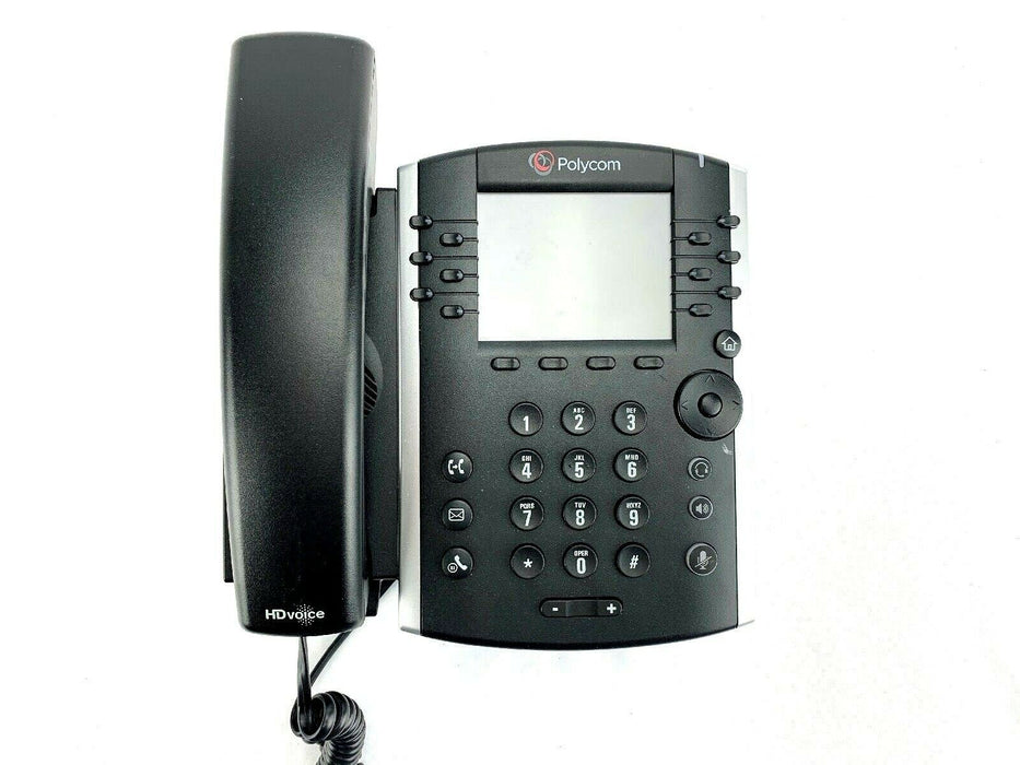 Polycom VVX400 VoIP Corded Business PoE Office Desk Phone