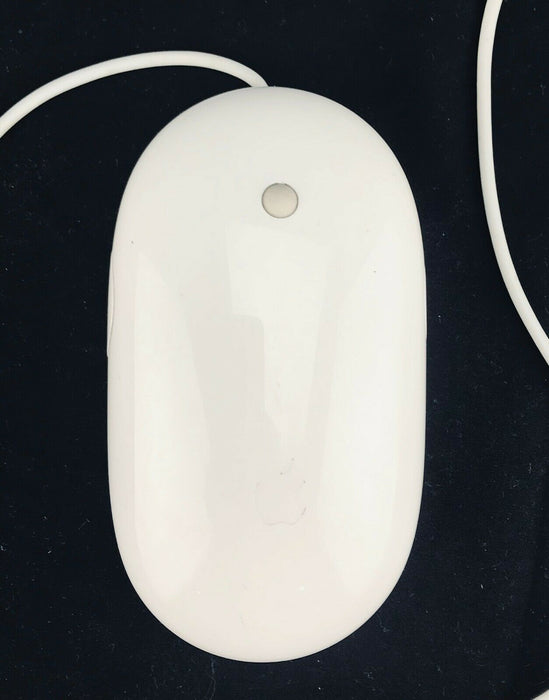 Apple A1152 USB Vintage White Optical “Mighty Mouse” Genuine Tested EMC 2058