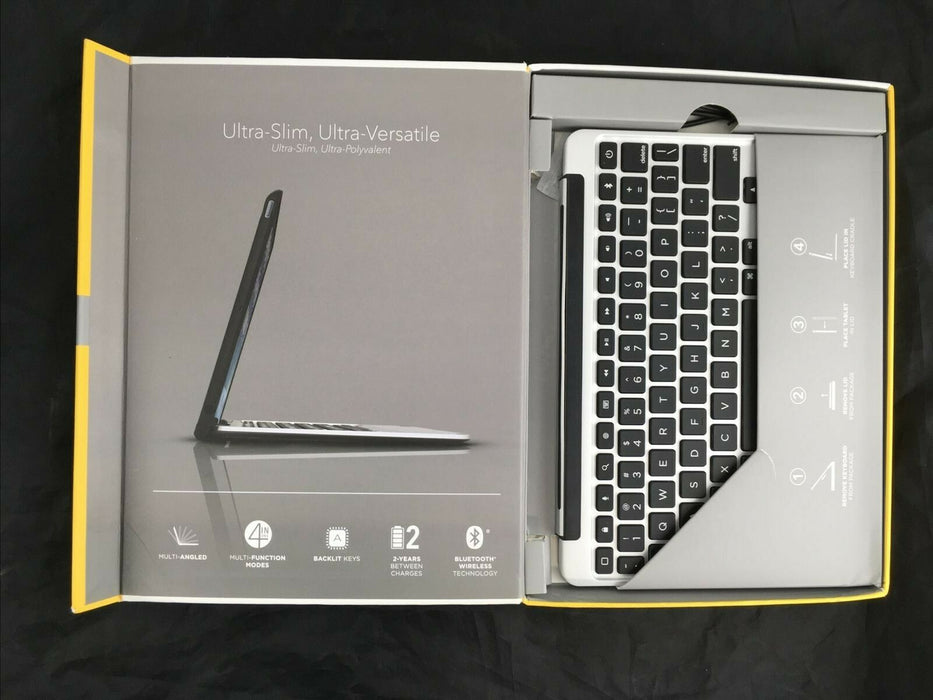 ZAGG Slim Book Ultra-Slim Tablet Keyboard & Detachable Case for iPad Air 2