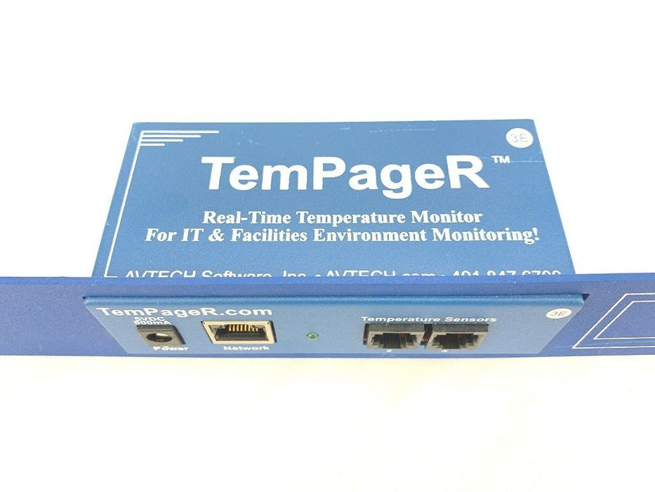 AVTECH TemPageR TMP-63337 Advanced Computer Room Real-Time Temperature Monitor