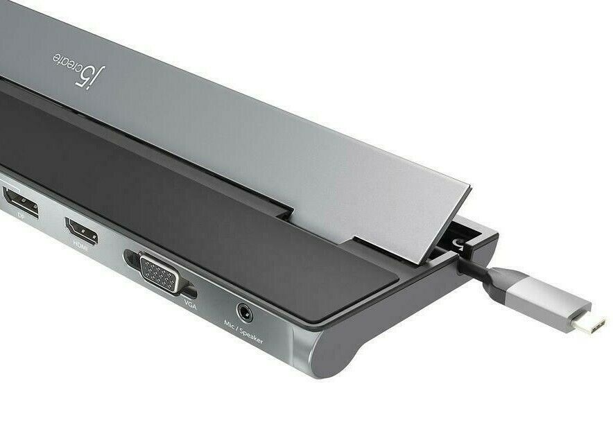 USB Type-C 3.1 Three Display (Up to 4K) DP, HDMI, VGA Dock j5Create JCD543