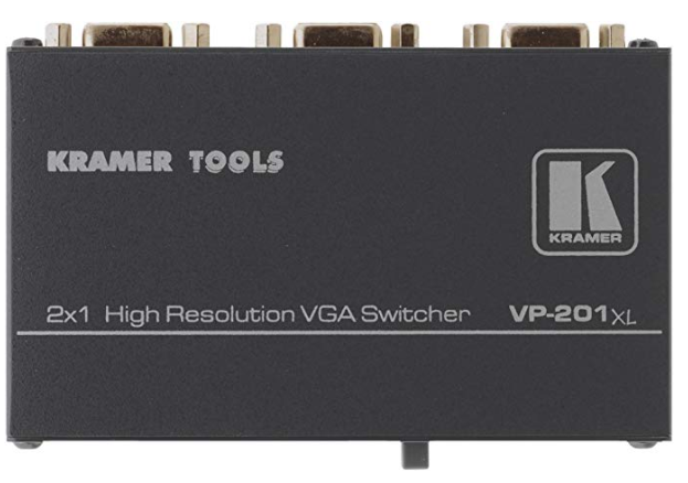 Kramer VP-201 XL Computer Graphics Video Mechanical Switcher 2x1or 1:2 VGA/UXGA