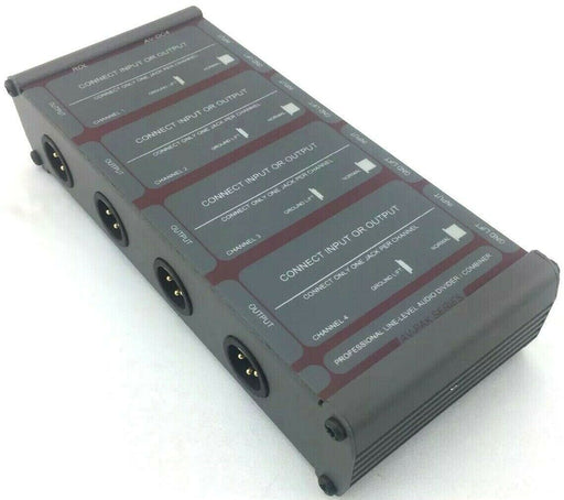 RDL AV-DC4 Professional Line-Level Audio Divider / Combiner Balanced/Low/High