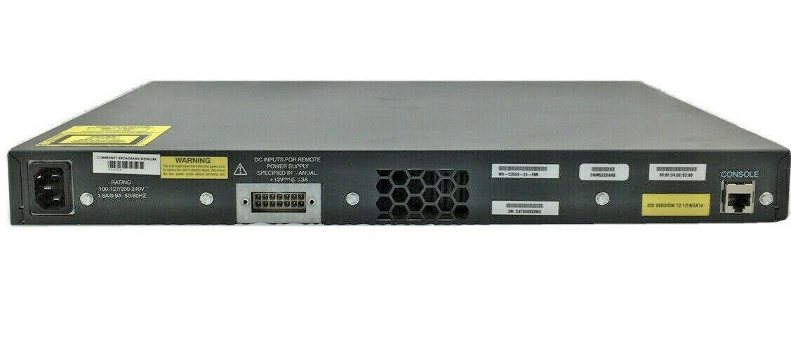 Cisco Catalyst WS-C3550-24-EMI 24-Port Fast Ethernet Network Switch LOT OF 2