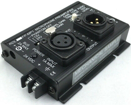 RDL FP-MP1 Microphone Preamplifier Studio Quality Low Noise Performance PARTS