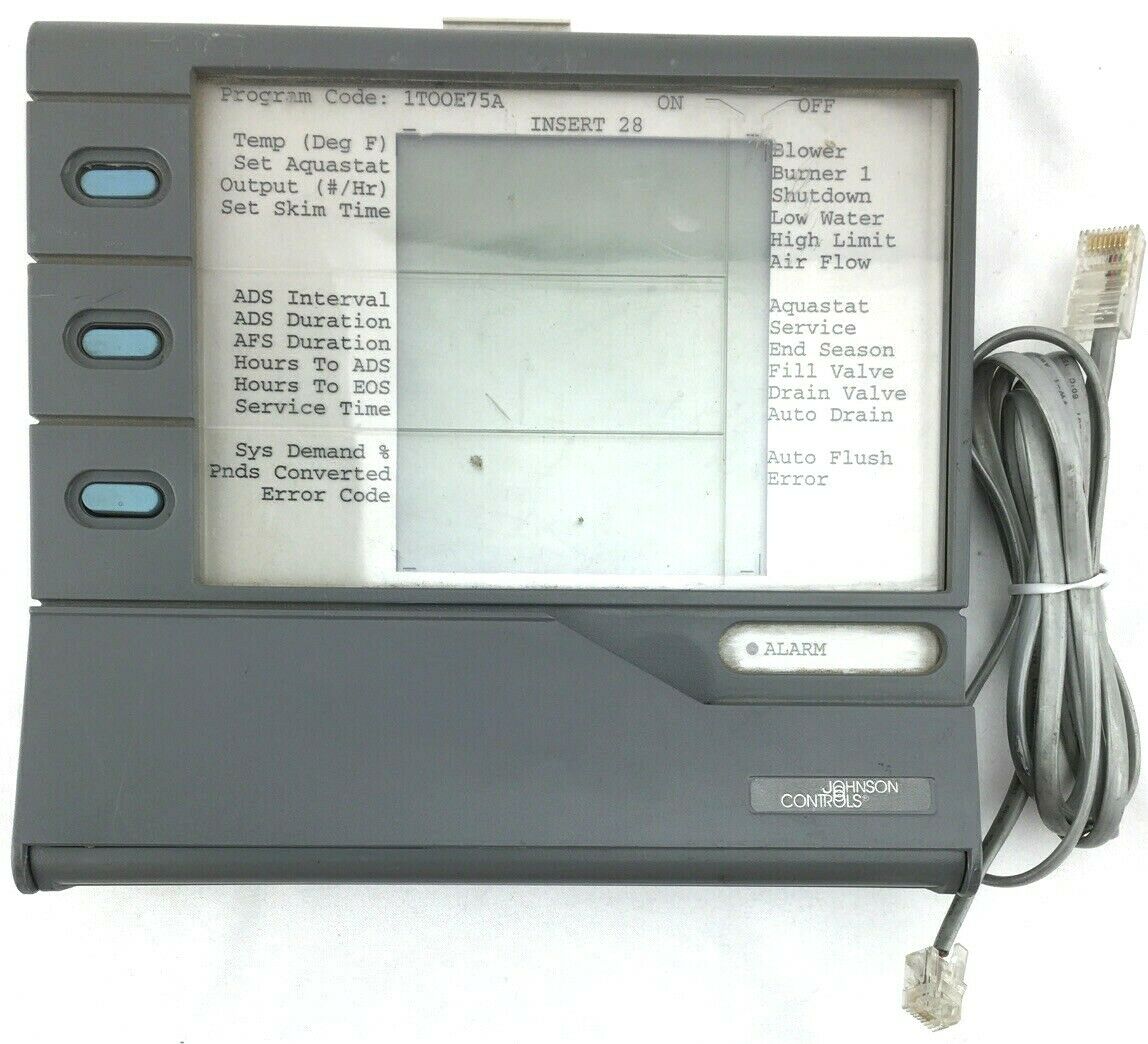Johnson Controls AS-ZTU100-1 Metasys Zone Terminal Display Screen Syst ...