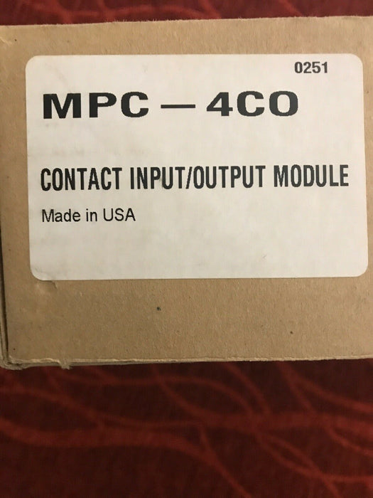 NEW, SIEBE, MPC-4CO, CONTROLLER, CONTACT INPUT/OUTPUT MODULE. (8J-4)