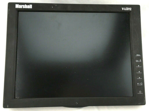Marshall V-LCD12-TV-WM 12" LCD Surveillance Monitor/TV w/ Wall Mount PARTS ONLY