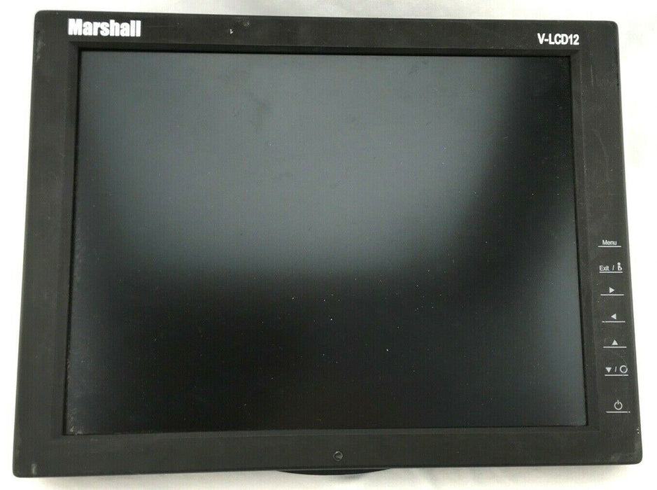 Marshall V-LCD12-TV-WM 12" LCD Surveillance Monitor/TV w/ Wall Mount PARTS ONLY