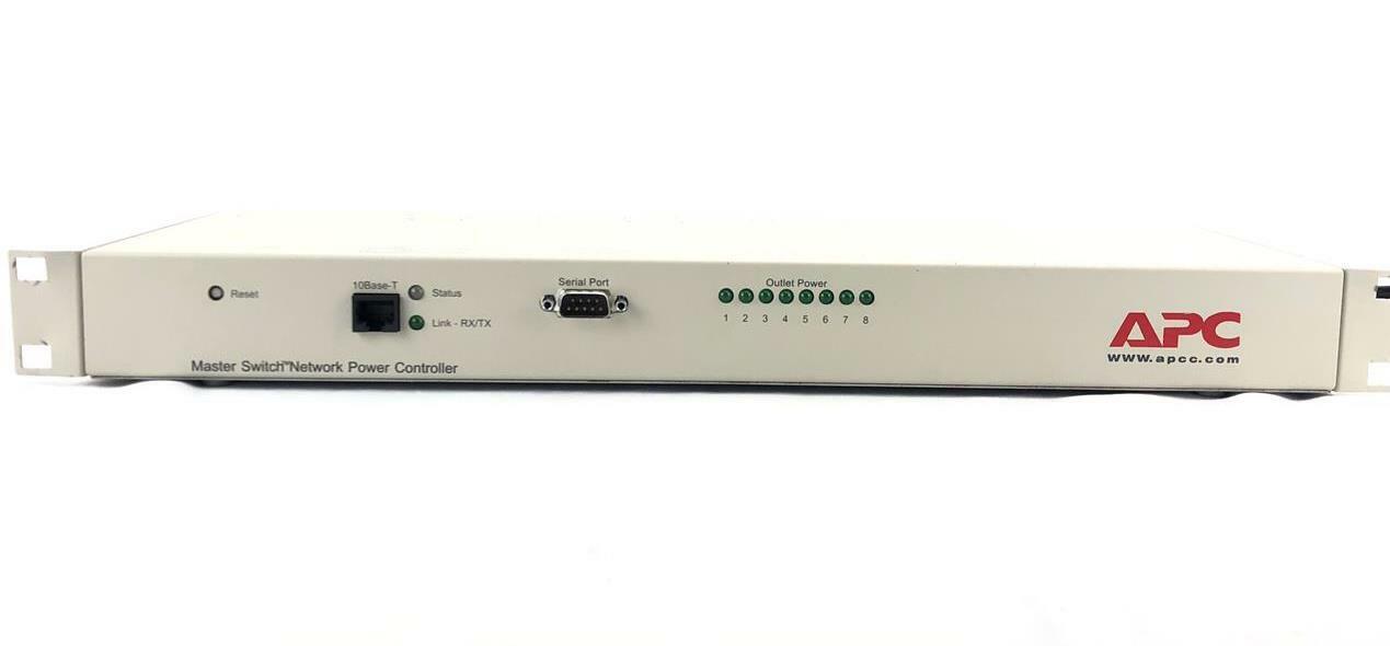 APC AP9210 8 Outlet PDU Power Distribution Unit Network Controller 120V 60Hz 15A