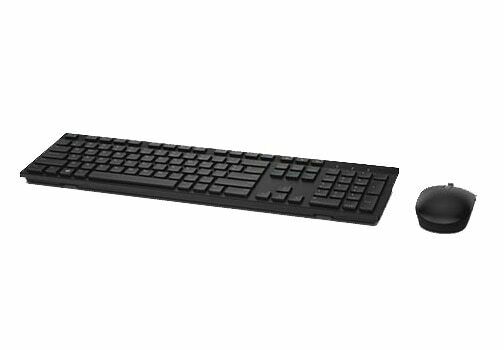 Dell KM636 Wireless Slim Keyboard Mouse Combo Black w/ USB Dongle NEW
