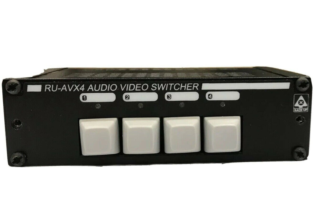 RDL RU-AVX4 4-Channel Audio Video Switcher