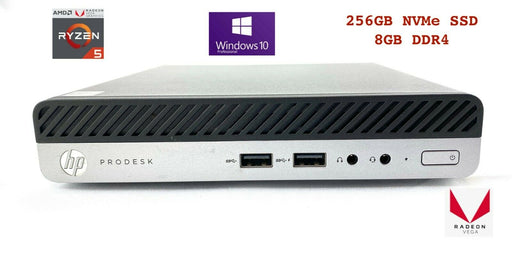 HP ProDesk 405 G4 Desktop Mini PC Computer AMD Ryzen 5 3.2GHz 8GB DDR4 256GB SSD