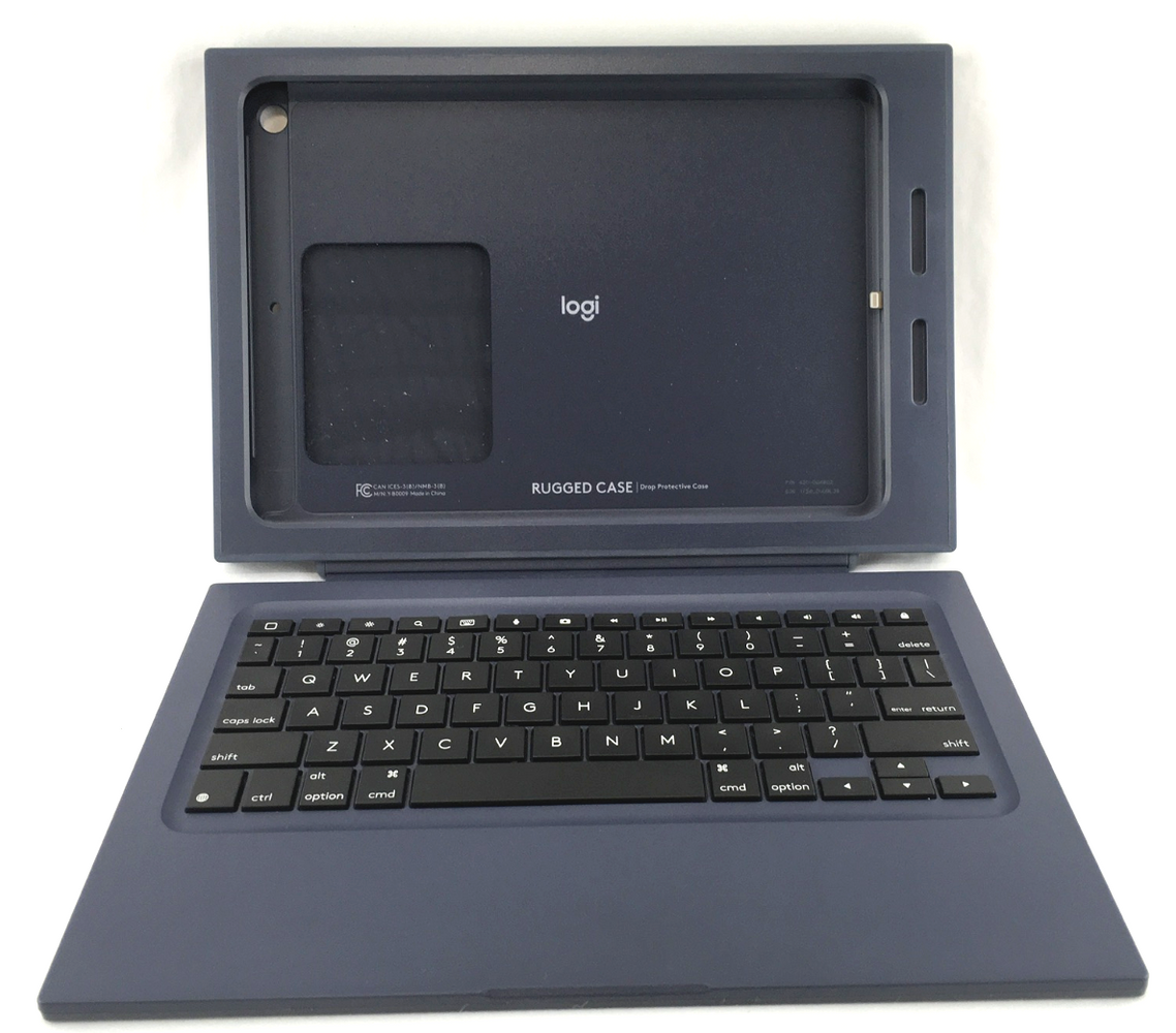 Logitech 920-008491 Rugged Folio Case & Keyboard for Apple iPad 5th 6th Gen 9.7"