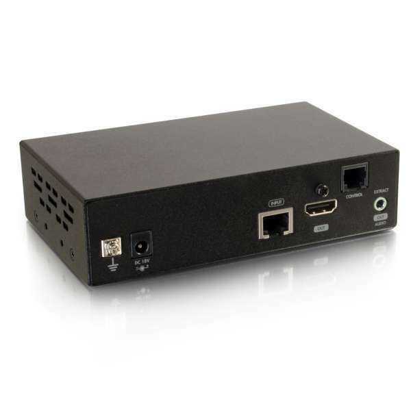 C2G 29372 HDBaseT Extender Receiver-Scaler/De-Embedder Extend 4K HDMI/VGA 115ft