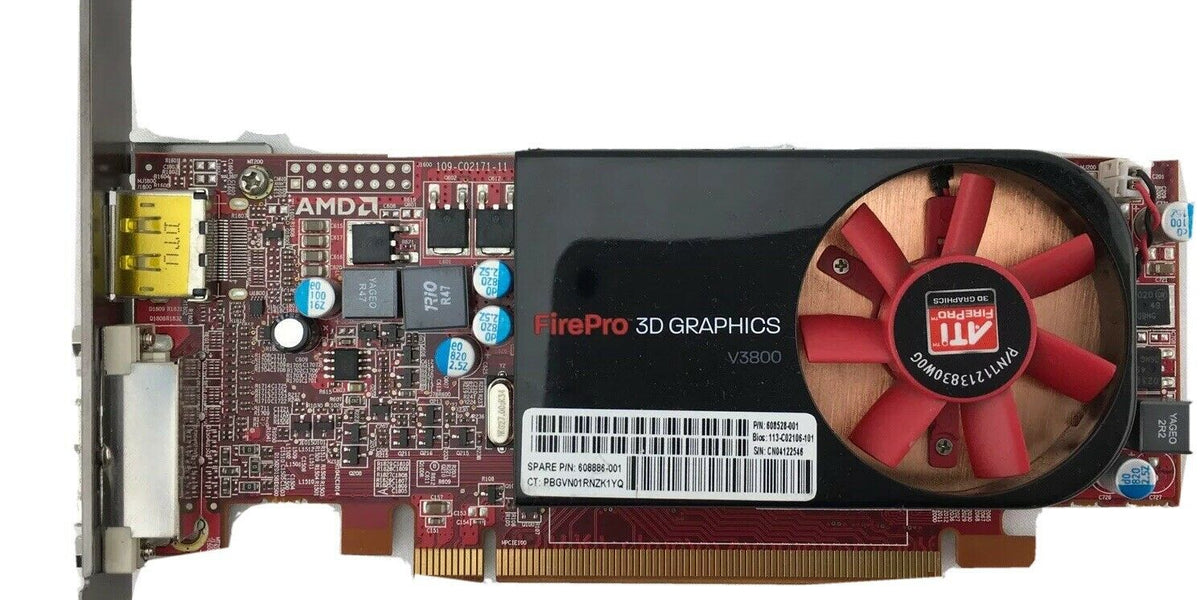 Amd Radeon Firepro 3d Graphics V3800 ATI FirePro V3800 512MB DDR3