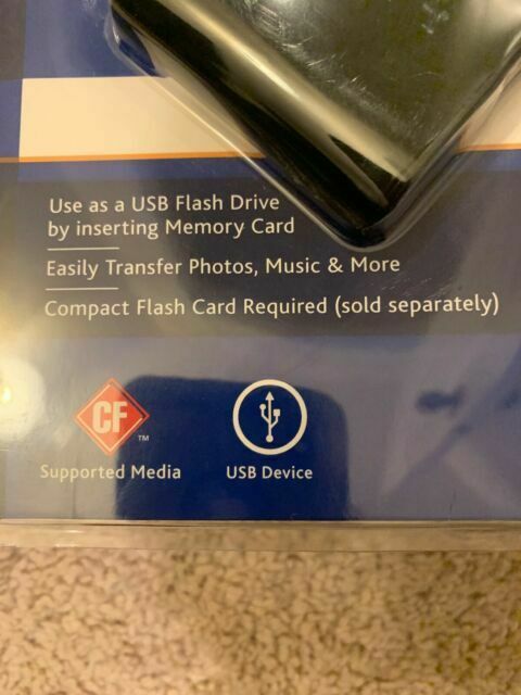 Ativa Compact Flash Memory Card USB Drive Easily Transfer Data 755-130