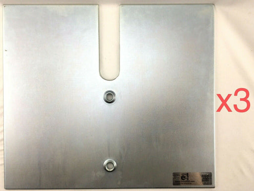 OnlineEEI BBD9990820 8'x20' Backdrop Kit Bases Box of 3 Drape or Room Divider