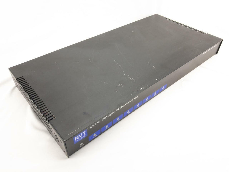 NVT NV-872 8-Channel UTP Digital EQ Active Receiver Distribution Amplifier Hub