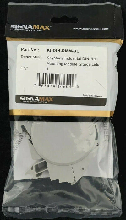 Signamax KI-DIN-RMM-SL Keystone Industrial DIN-Rail Mounting Module 2 Side Lids