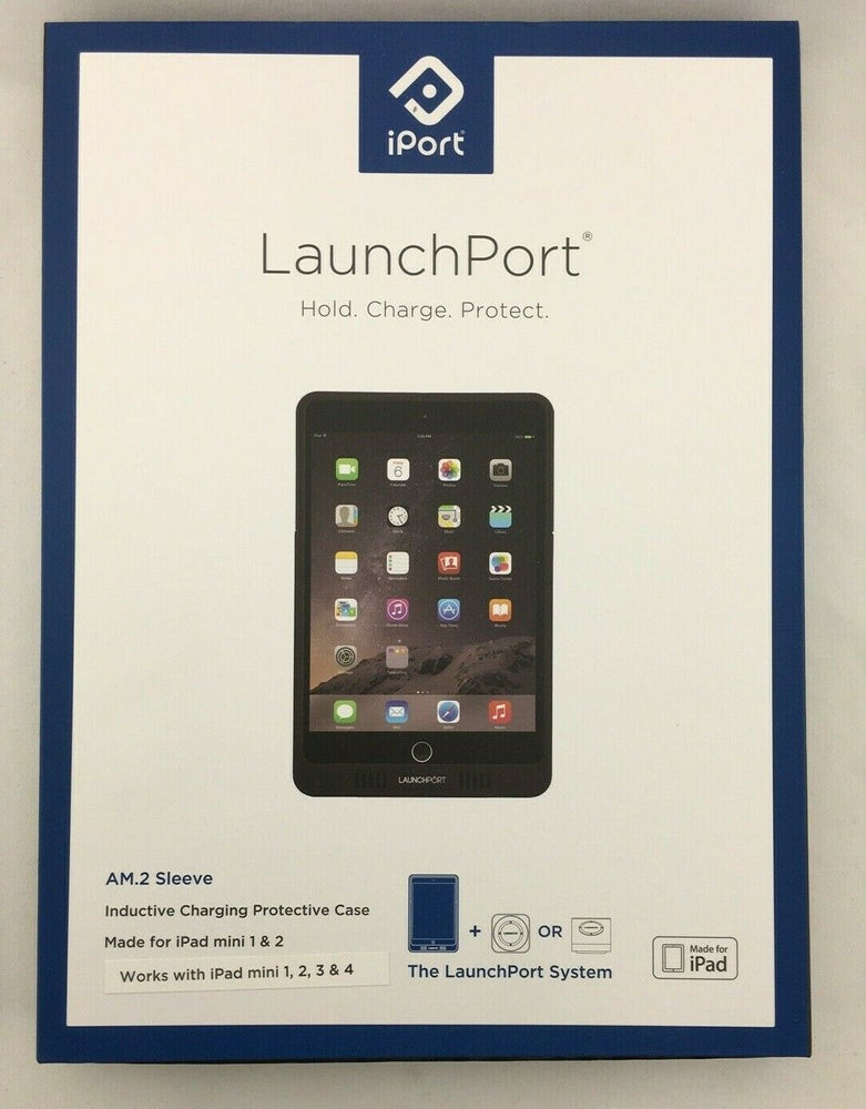 Genuine iPort LaunchPort AM.2 Sleeve iPad 1 2 3 & 4 Dock *Mint* New with seal