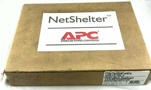 APC AR8167BLK Trough End Cap Tool-less Blanking Panel Kit 19in Black (New)