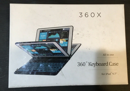 360x Keyboard Case For iPad 9.7" Purple