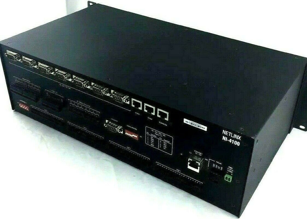 AMX NI-4100 Netlinx 7-Port 4-Slot RS232/485 Central Controller Rack Mounted
