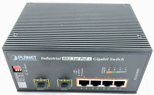 IGS-624HPT IP30 Rugged PoE+ Switch 4-Port 10/100/1000Base-TX IEE802.3at Gigabit