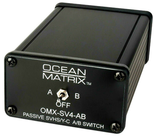 OCEAN MATRIX OMX-SV4-AB 4-Pin S-Video Passive SVHS/Y-C A/B Switch