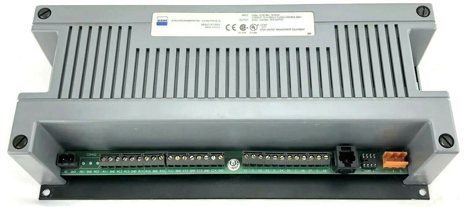 SIEBE MSCP1501 environmental control 24V input/output open energy man