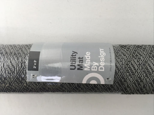 Target Utility Floor Mat 2 X 3 Ft Grey Pattern Indoor Contemporary Masculine