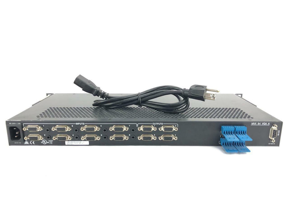 Extron MVX 84 VGA-A 8x4 VGA and Stereo Audio Matrix Rackmount Switcher