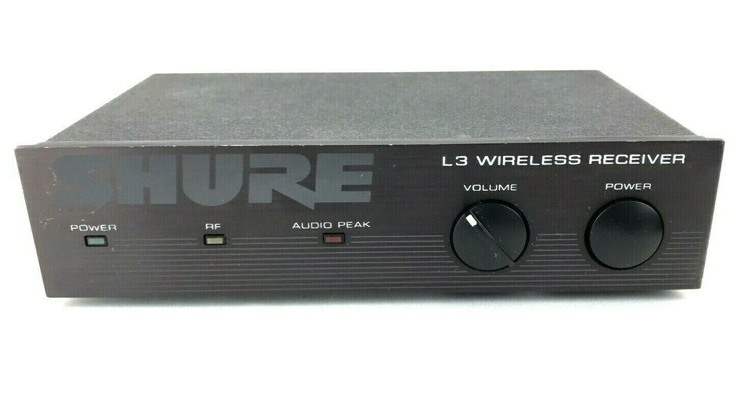 SHURE L3 Audio Wireless Receiver Audio Wireless Microphone System FAST Shipping