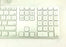 Apple A1243 Wired USB Slim Keyboard White Aluminum MB110LL/A A Grade