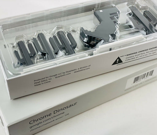 Chrome Dinosaur Google Chrome Figurine Model ERR_INTERNET_DICONNECTED No Wi-Fi