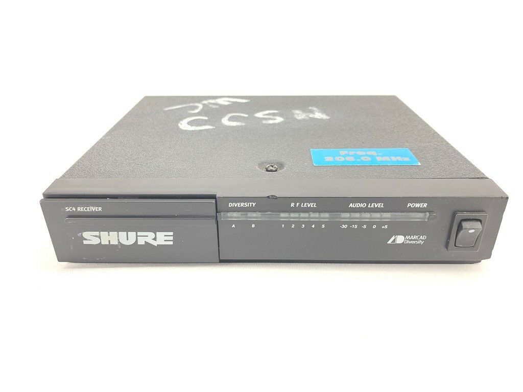 Shure SC4-CT Marcad Diversity Wireless Receiver 206.0 MHz