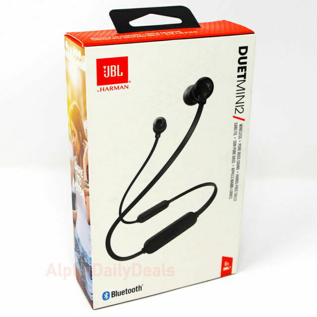 JBL Duet Mini 2 Bluetooth Wireless in Ear Headphones BLACK