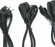 10x Lot EU 3-Prong Circle AC Power Cord Micky Mouse Style Laptop Cable Or PoE