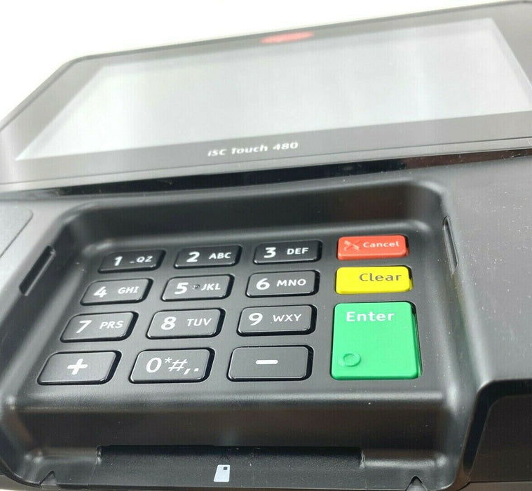 Ingenico iSC Touch 480 Credit Card Terminal Chip Reader Touchscreen Ch ...