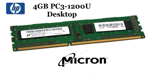 4GB DDR3-1600 PC3-12800U REG Memory Micron MT8JTF51264AZ-1G6E1 HP # 698650-581